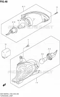 CLIGNOTANTS pour Suzuki HAYABUSA 1300 2014