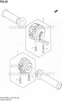 COMMODOS (GSX1300RAL4 E03) pour Suzuki HAYABUSA 1300 2014