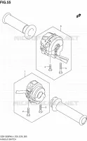 COMMODOS (GSX1300RAL4 E03) pour Suzuki HAYABUSA 1300 2014