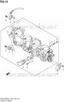 CORPS DE PAPILLON (GSX1300RAL4 E33) pour Suzuki HAYABUSA 1300 2014