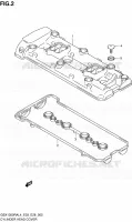 COUVRE CULASSE pour Suzuki HAYABUSA 1300 2014