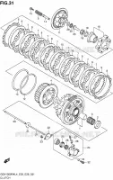 EMBRAYAGE pour Suzuki HAYABUSA 1300 2014