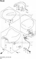 SELLE pour Suzuki HAYABUSA 1300 2014