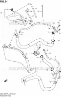 DURITE DE RADIATEUR pour Suzuki HAYABUSA 1300 2014
