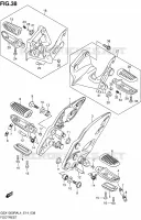 REPOSE PIED pour Suzuki HAYABUSA 1300 2014