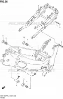 CADRE pour Suzuki HAYABUSA 1300 2014