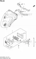 ENSEMBLE FEU ARRIERE pour Suzuki HAYABUSA 1300 2014