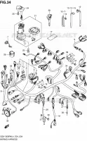 FAISCEAU ELECTRIQUE pour Suzuki HAYABUSA 1300 2014