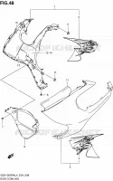 FLANCS DE CARENAGES pour Suzuki HAYABUSA 1300 2014