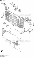 RADIATEUR D'HUILE pour Suzuki HAYABUSA 1300 2014