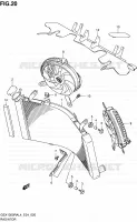 RADIATEUR pour Suzuki HAYABUSA 1300 2014