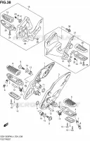 REPOSE PIED pour Suzuki HAYABUSA 1300 2014