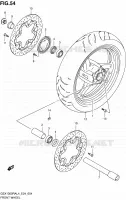 ROUE AVANT pour Suzuki HAYABUSA 1300 2014