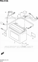 BATTERIE pour Suzuki HAYABUSA 1300 2014