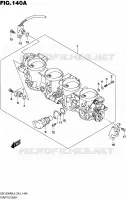 CORPS DE PAPILLON pour Suzuki HAYABUSA 1300 2014