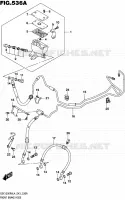 DURITE DE FREIN AVANT pour Suzuki HAYABUSA 1300 2014