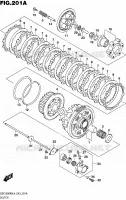 EMBRAYAGE pour Suzuki HAYABUSA 1300 2014