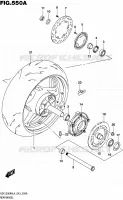 ROUE ARRIERE pour Suzuki HAYABUSA 1300 2014