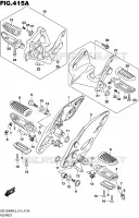 REPOSE PIED pour Suzuki HAYABUSA 1300 2015