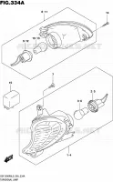 CLIGNOTANTS pour Suzuki HAYABUSA 1300 2015