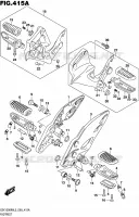 REPOSE PIED pour Suzuki HAYABUSA 1300 2015