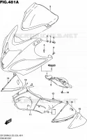 CARENAGES   ETIQUETTES pour Suzuki HAYABUSA 1300 2016