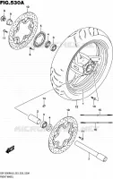 ROUE AVANT pour Suzuki HAYABUSA 1300 2016