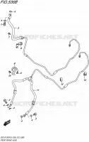 DURITE DE FREIN AVANT (GSX S1000FAL6 E28) pour Suzuki GSX-S 1000 2016