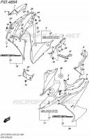 FLANCS DE CARENAGES (PGZ,AV4) pour Suzuki GSX-S 1000 2016