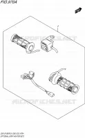 OPTIONS (GRIP HEATER SET) pour Suzuki GSX-S 1000 2016
