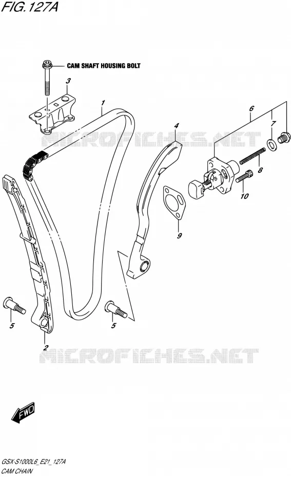 DISTRIBUTION Suzuki MOTO 1000 GSX-S 2016  GSX-S1000UF L6 (E21)