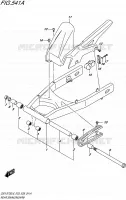 BRAS OSCILLANT ARRIERE pour Suzuki GSX-S 750 2016