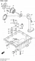 CARTER INFERIEUR   POMPE A HUILE pour Suzuki GSX-S 750 2016