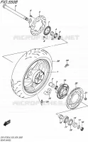 ROUE ARRIERE (GSX S750AL6 E28) pour Suzuki GSX-S 750 2016