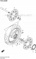 ROUE AVANT (GSX S750AL6 E28) pour Suzuki GSX-S 750 2016