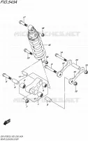 BIELLETTE D'AMORTISSEUR pour Suzuki GSX-S 750 2015