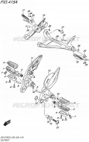 REPOSE PIED pour Suzuki GSX-S 750 2015