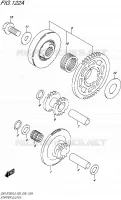 ROUE LIBRE DE DEMARREUR pour Suzuki GSX-S 750 2015