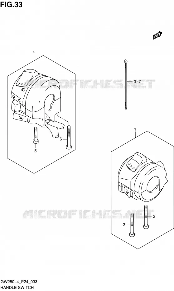 COMMODOS Suzuki MOTO 250 INAZUMA 2014  GW250 L4 (P24)