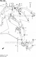 DURITE DE RADIATEUR (FROM 2014 3) pour Suzuki INAZUMA 250 2014