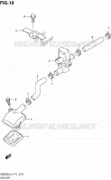 SYSTEME RECYCLAGE GAZ ECHAPPEMENT pour Suzuki INAZUMA 250 2014