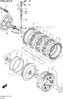 EMBRAYAGE pour Suzuki INAZUMA 250 2015