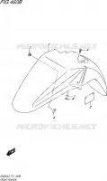FIXATION DOSSERET (OPTIONAL) pour Suzuki INAZUMA 250 2015