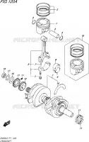 VILEBREQUIN pour Suzuki INAZUMA 250 2015