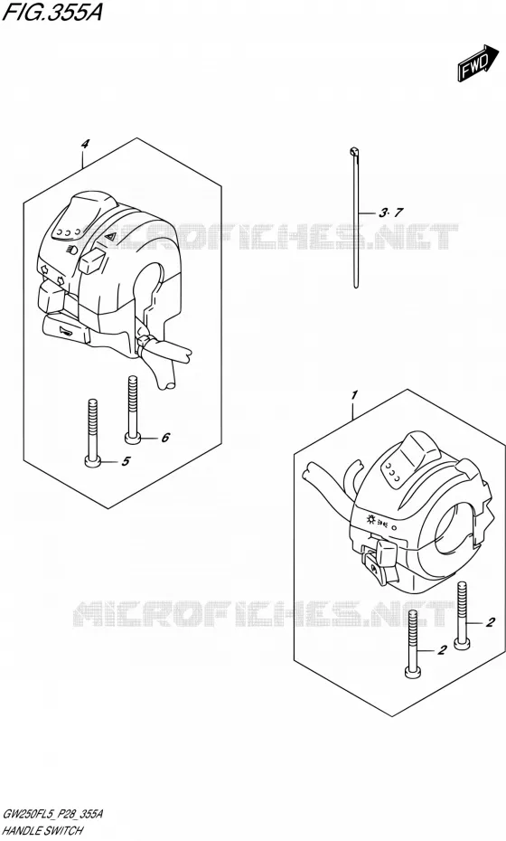 COMMODOS Suzuki MOTO 250 INAZUMA 2015  GW250F L5 (P28)