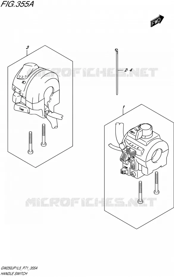 COMMODOS Suzuki MOTO 250 INAZUMA 2015  GW250JP1 L5 (P71)