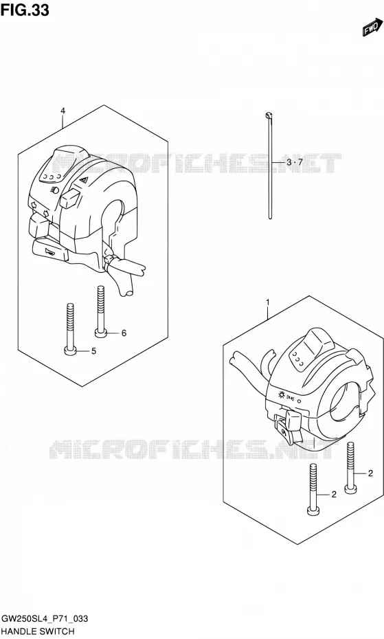 COMMODOS Suzuki MOTO 250 INAZUMA 2014  GW250S L4 (P71)