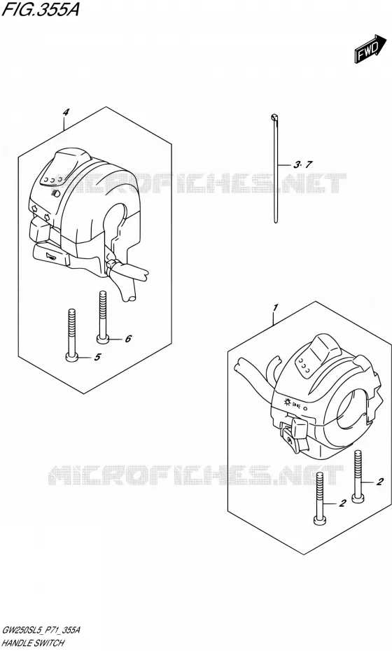 COMMODOS Suzuki MOTO 250 INAZUMA 2015  GW250S L5 (P71)