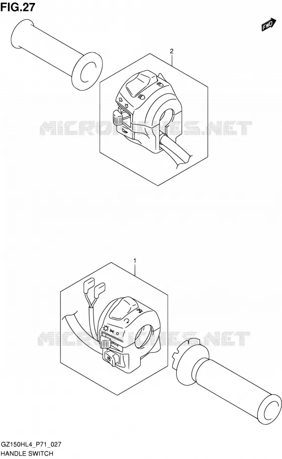 COMMODOS Suzuki MOTO 150 GZ 2014  GZ150H L4 (P71)