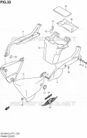 CARENAGES ARRIERE pour Suzuki GZ 150 2010